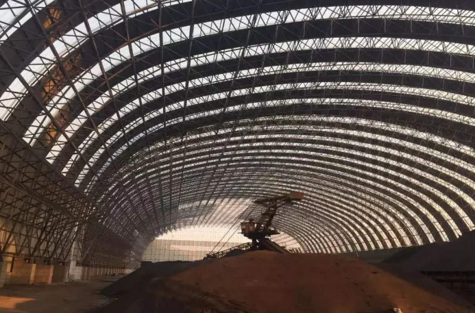 海口概述原料场封闭技术的特点和类型